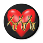 Hugs and Kisses T-shirts and Gifts For Her Refrigerator Magnets