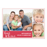 Hugs and Kisses Valentine's Day Photo Cards invitations