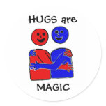 Hugs are Magic stickers