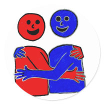 Hugs are Magic stickers