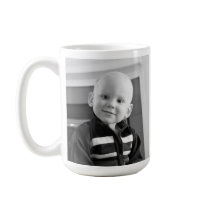 ((HUGS!!)) For Carter 15 oz Coffee Mug - blue text
