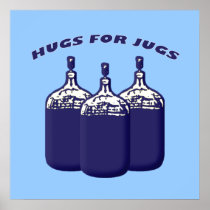 Hugs For Jugs Poster
