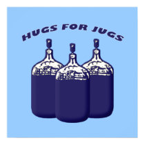 Hugs For Jugs Poster