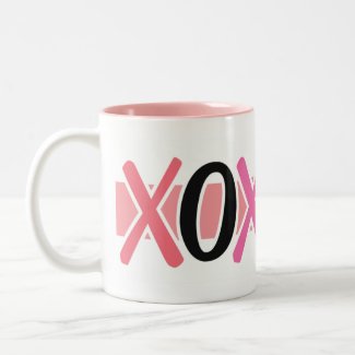 Hugs & Kisses Valentine Mug mug