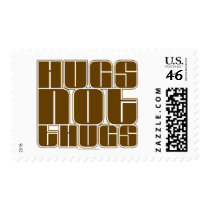 Hugs Not Thugs postage by klclewis Hugs Not Thugs postage
