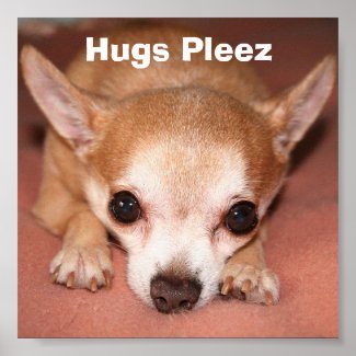 Hugs Pleez Print