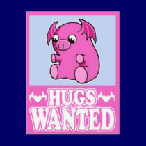 Hugs Wanted postcards