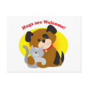 Hugs Welcome postcards by mariabellimages Hugs Welcome postcards