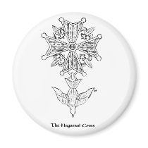 Huguenot Cross Magnet by AllisontRegnier Huguenot Cross Magnet
