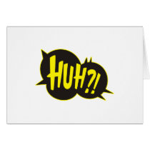Huh Cartoon Boom Splat Cards