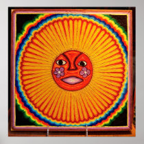 Huichol String Art,Mexico Large Photo on Canvas Posters