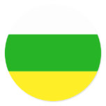 Huila, Columbia Round Stickers