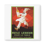 Huile Lesieur Vintage Ad Fridge Magnet