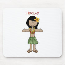 Hukilau Girl 2 mousepads
