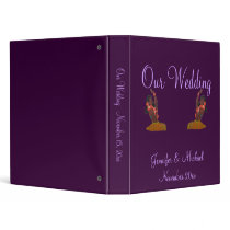 Hula Aloha Tropical Wedding Album 3 Ring Binders
