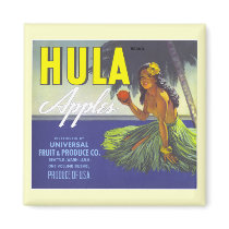 Hula Apples Magnet