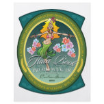 Hula Bock Label flyers