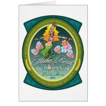 Hula Bock Label cards