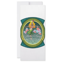 Hula Bock Label Rack Card