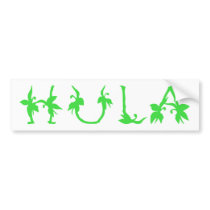 Hula Bumper Sticker bumper stickers
