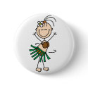 Hula Dancer Button by stick_figures Hula Dancer Button