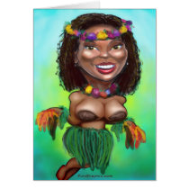 Hula Dancer cards