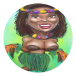 Hula Dancer stickers