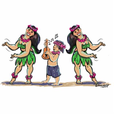 Cartoon Hula Dancer