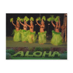 Hula dancers post cards