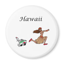 Hula Girl 2 Magnet