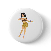 Hula Girl buttons