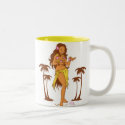 Hula Girl Coffee Mug by painter_sf Hula Girl Coffee Mug