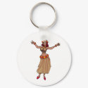 Hula Girl Keychain