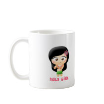 Hula Girl Mugs