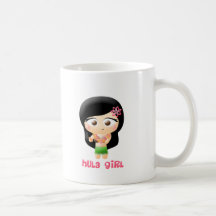 Hula Girl Mugs
