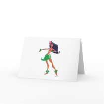 Hula Girl Notecard by hulavamp Hula Girl Notecard