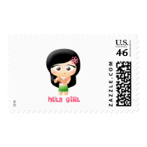 Hula Girl Postage