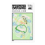 Hula Girl Postage (Hawaiian Style Stamp)