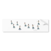 Hula Girls Bumper Sticker bumper stickers