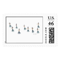 Hula Girls Custom Postage postage