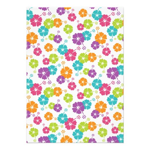 Hula Girls Invitation