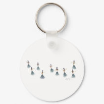 Hula Girls Keychain