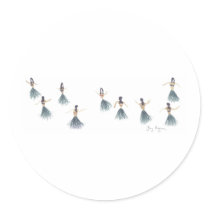 Hula Girls Sticker
