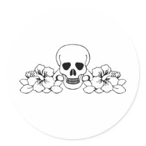 Hula Halloween stickers