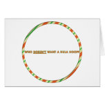 Hula Hoop Christmas Card