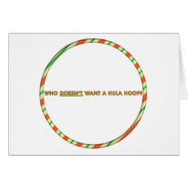 Hula Hoop Christmas Card cards