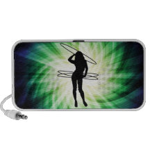 Hula Hoop Girl; Cool Speaker System