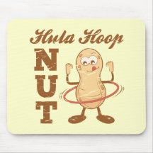 Hula Hoop Nut Mouse Pads