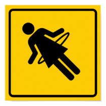 Hula Hoop Zone Highway Sign posters by wesleyowns Hula Hoop Zone Highway Sign posters