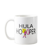 Hula Hooper Girl Coffee Mugs